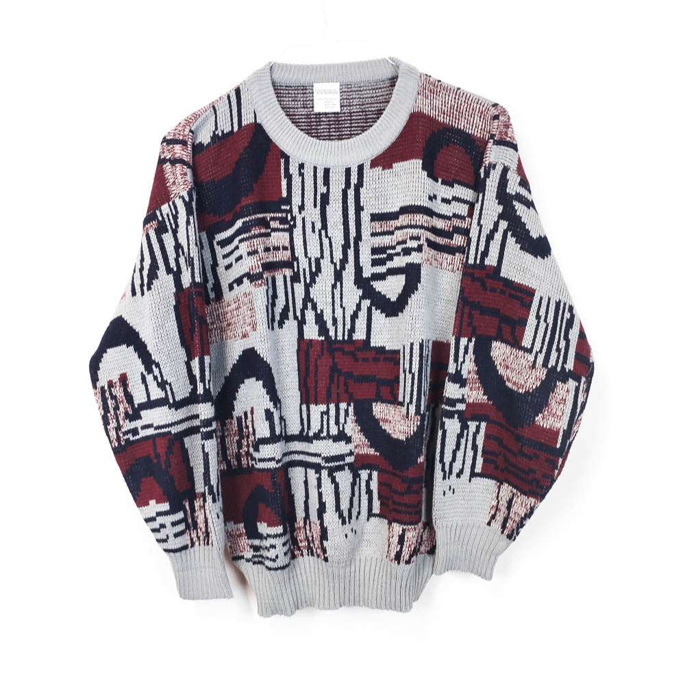 VIN-KNIT-29666 Vintage πλεκτή μπλούζα S