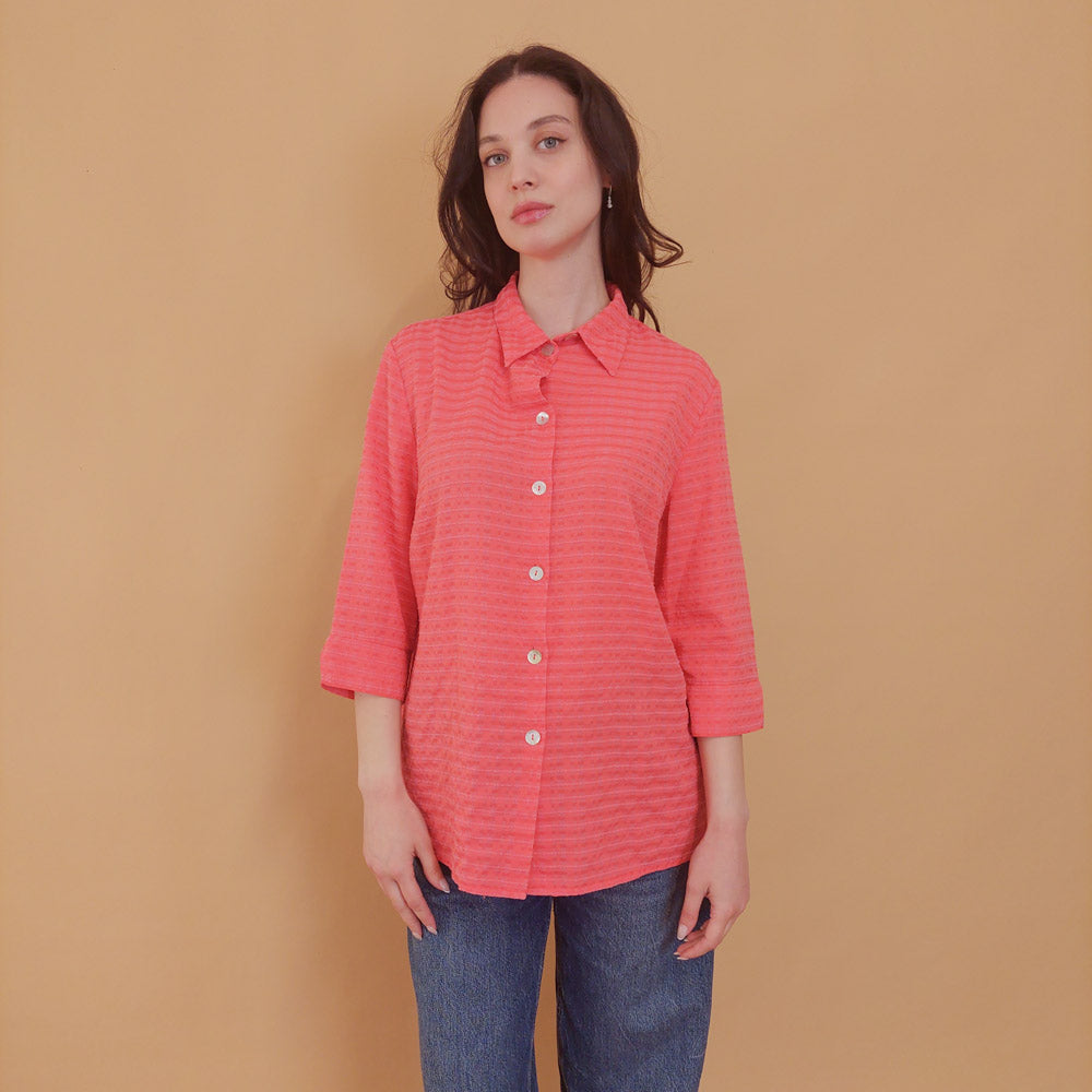 VIN-BLO-31368 Vintage πουκάμισο βισκόζη L