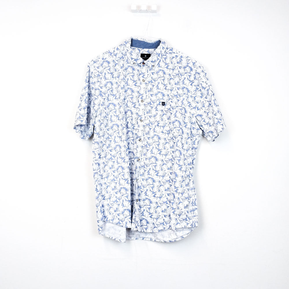 VIN-SHI-31457 Vintage πουκάμισο Hawaiian print S