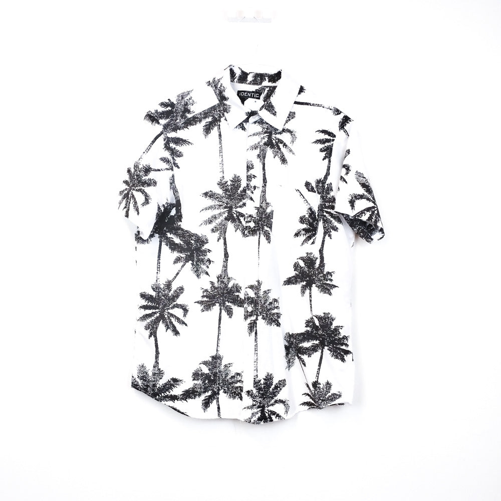 VIN-SHI-31520 Vintage πουκάμισο Hawaiian print M-L