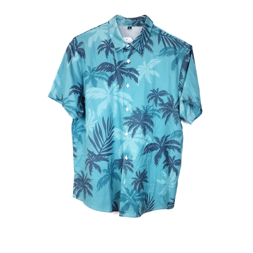 VIN-SHI-31943 Vintage πουκάμισο exotic print M