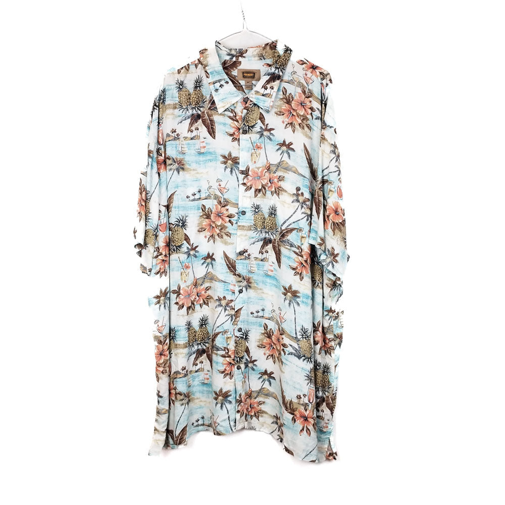 VIN-SHI-31734 Vintage πουκάμισο Hawaiian print 3XL