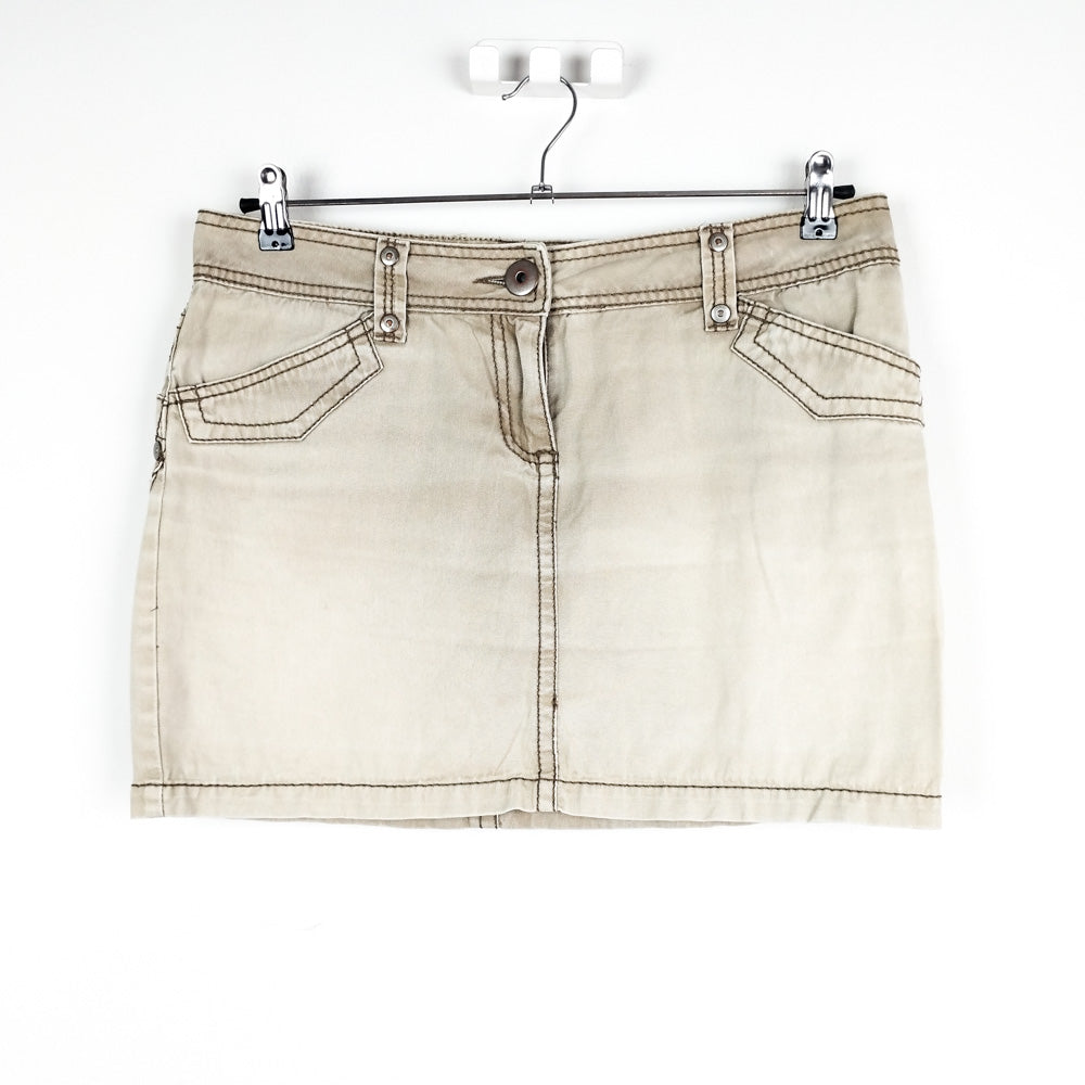 VIN-SKI-28287 Vintage mini denim φουστα L