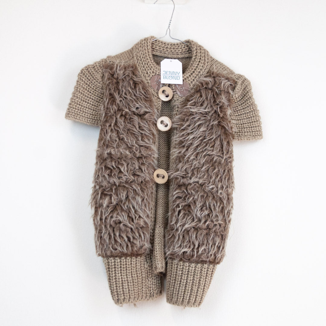 VIN-KNIT-21995 Vintage γιλέκο πλεκτό S