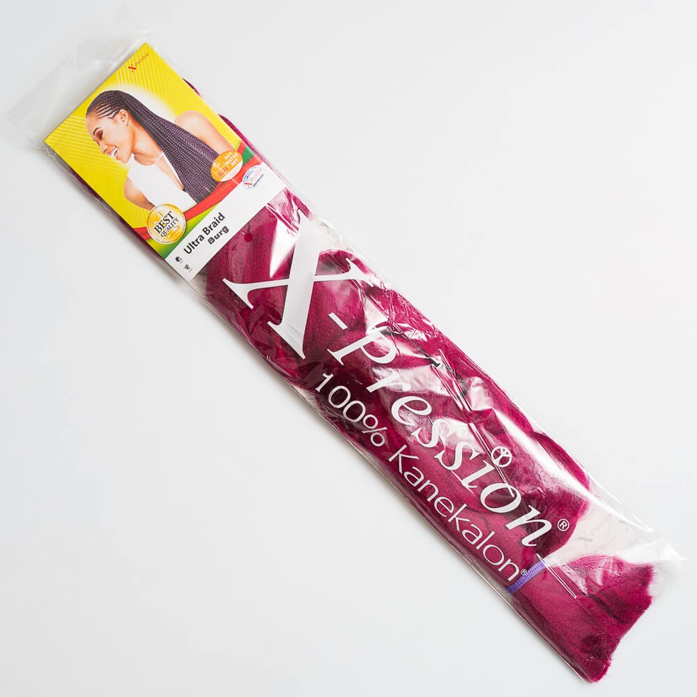 X-Pression Ultra Braid Hair – Burgundy X-Pression Ultra Braid Hair
