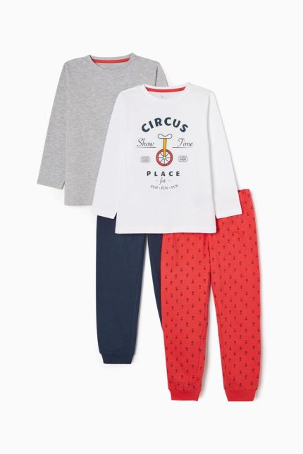 Zippy Kids 2-Pack πιτζάμες Τσίρκο