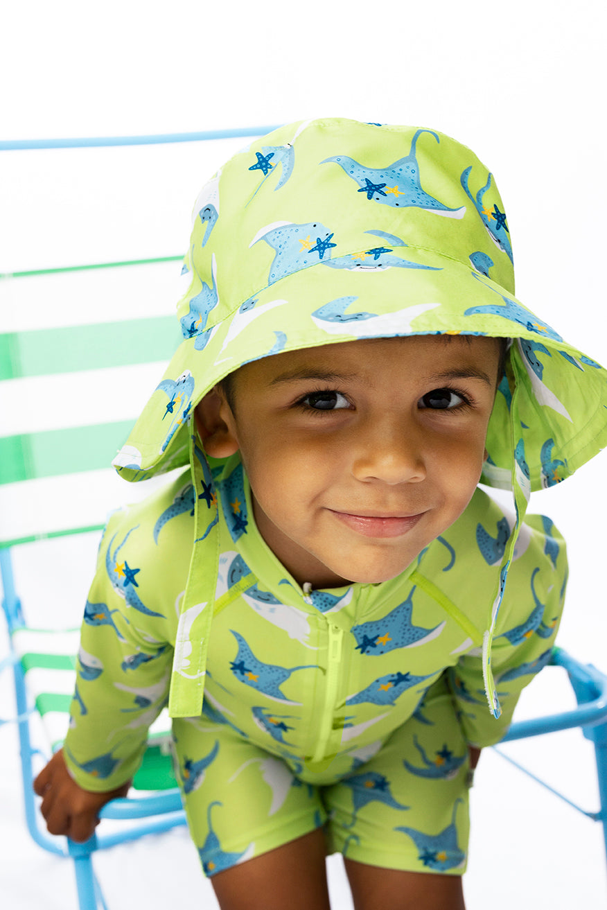 Zoocchini Cape Sunhat UPF50 Stingray ZOO15063