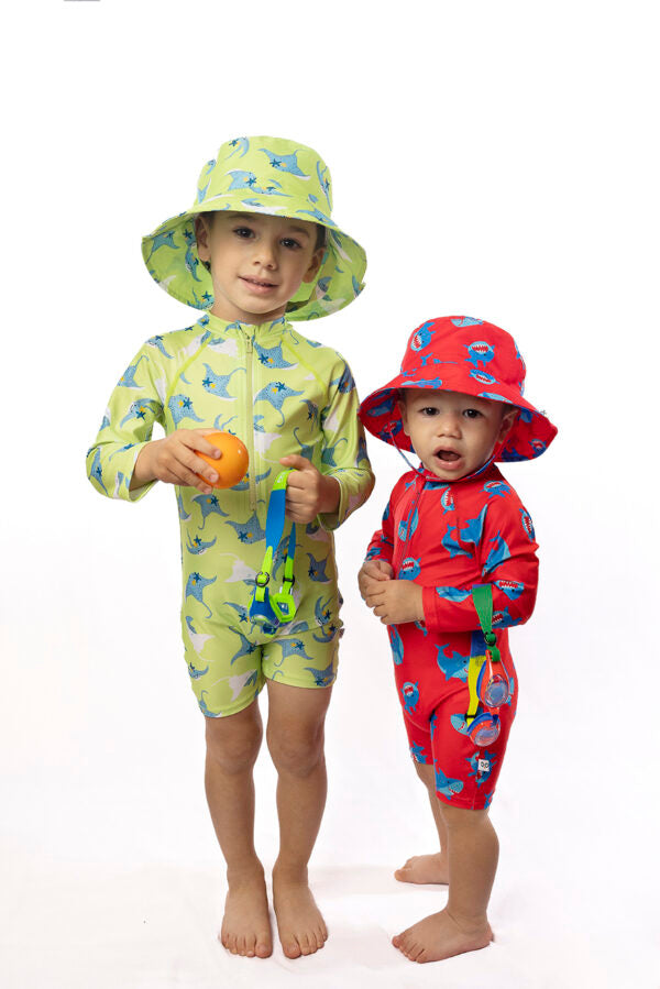 Zoocchini Cape Sunhat UPF50 Strawberry ZOO15061