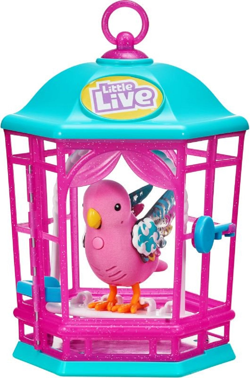 Little Live Pets Κλουβί Με Πουλάκι Cocoritos-2 Σχέδια (LPB08000)