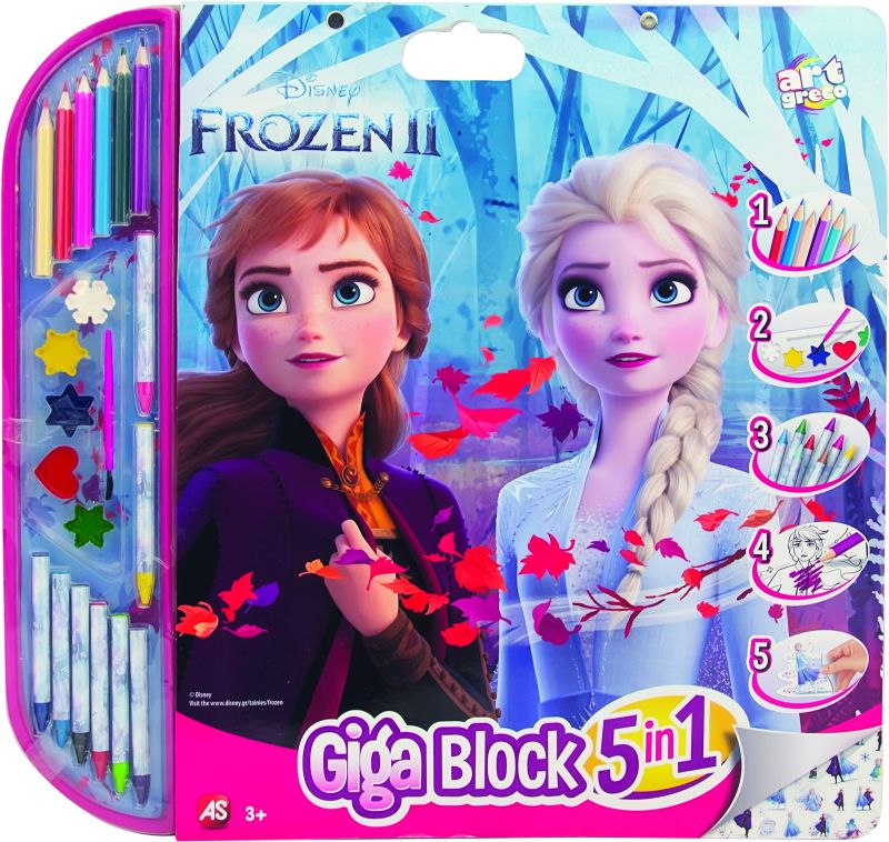 Frozen 2 – 5 In 1 Σετ Ζωγραφικής (1023-62722)