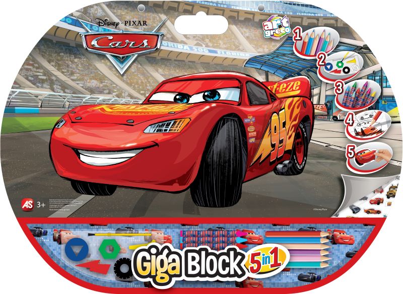 Cars 5 In 1 Σετ Ζωγραφικής (1023-62717)