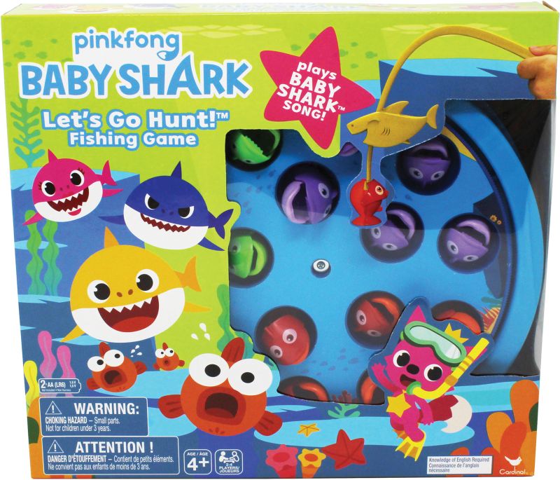 Spin Master Cardinal Games Baby Shark Gone Fishing Ψαρέματα Με Τραγούδι 6054916