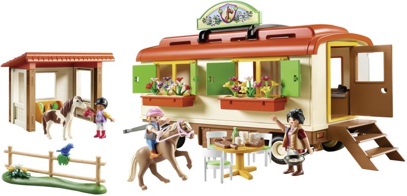 Playmobil Κατασκήνωση Με Τροχόσπιτο Και Πόνυ (70510)