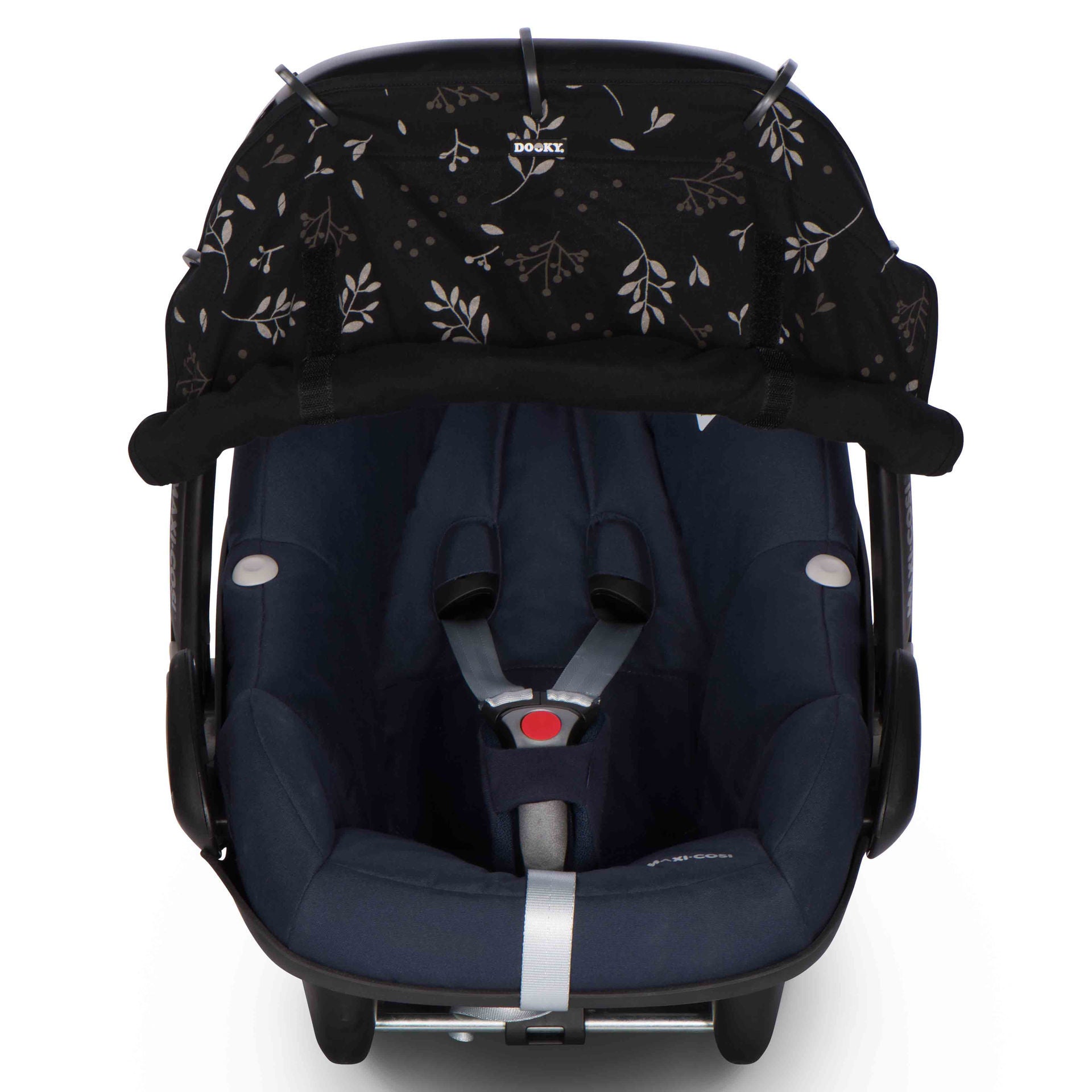 Dooky Ηλιοπροστασία καροτσιού UPF50+ Romantic Leaves Black DK-126711