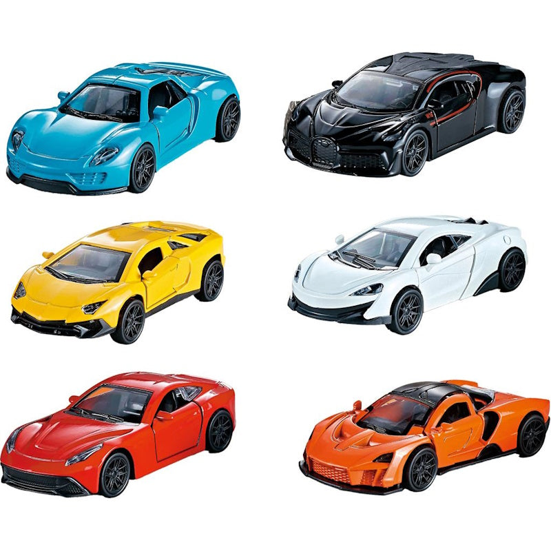 Luna Όχημα μεταλλικό Die Cast, Pull Back 1 τμχ.