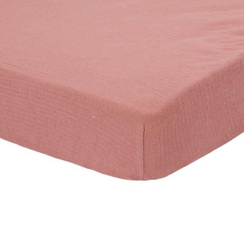 Little Dutch Σεντόνι με λάστιχο Pure Pink Blush 70 x 140 LD10530151