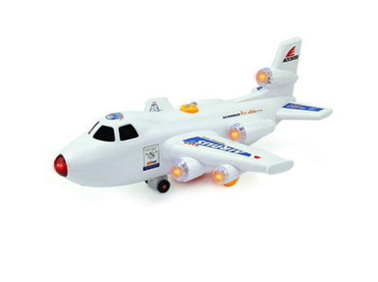 Zita Toys Αεροπλάνο Μπαταρίας Λευκό Με Ήχους Και Φως