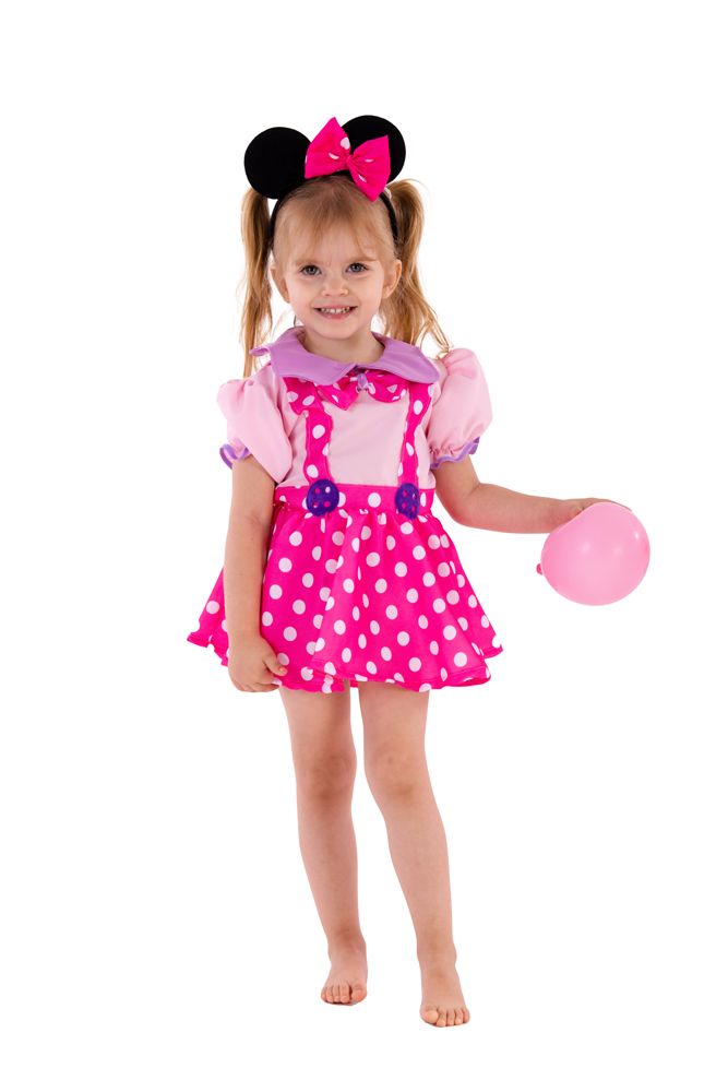 Pink Mouse Αποκριάτικη Στολή
