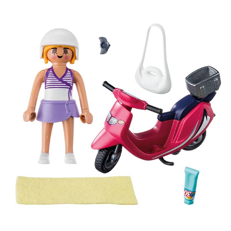 Playmobil: Κοπέλα με σκούτερ 9084