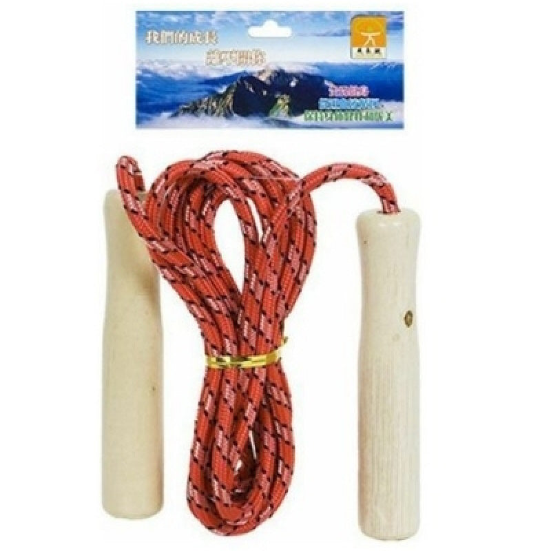 Trademarkt Σχοινάκι 200cm Με Ξύλινες Λαβές Διάφορα Χρώματα 10x11,5x2,5cm