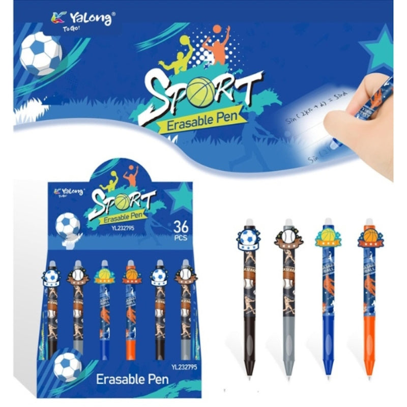 Trademarkt Στυλό Γράψε-Σβήσε 0,5mm Sport 4 Σχέδια (τυχαία επιλογή)