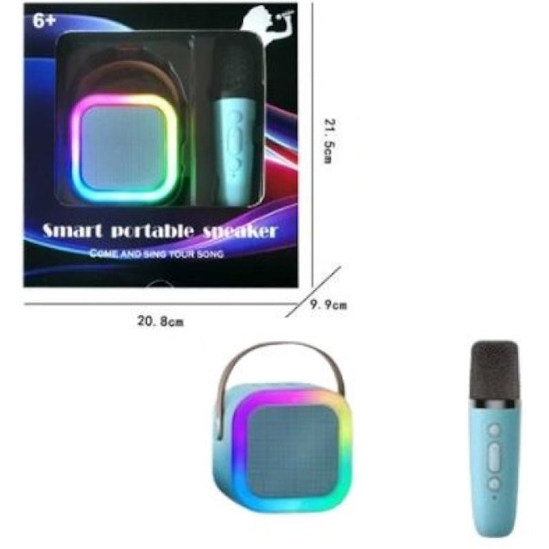 Trademarkt Ηχείο Bluetooth Karaoke & Μικρόφωνο (Γαλάζιο)