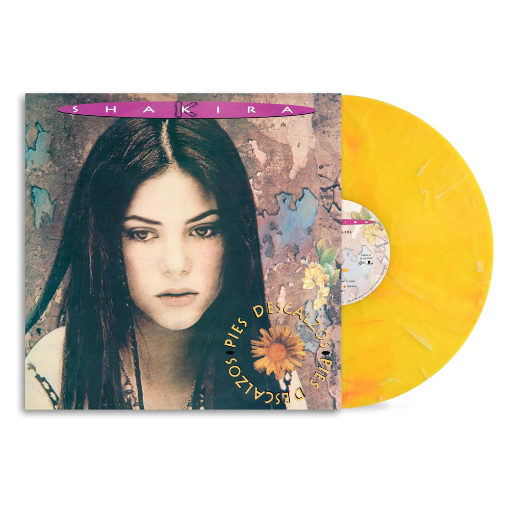 Pies Descalzos (Yellow With Red Swirl Vinyl)