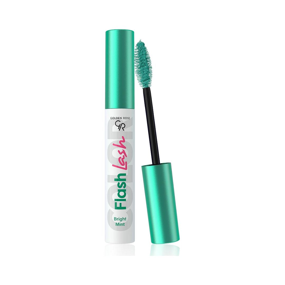 Golden Rose | FLASH LASH Colored Mascara No 01 Bright Mint (9ml) | GRFLCM01