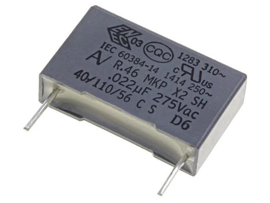 330nF/275V AC X2 ΠΥΚΝΩΤΗΣ ΜΚP 337 P15mm