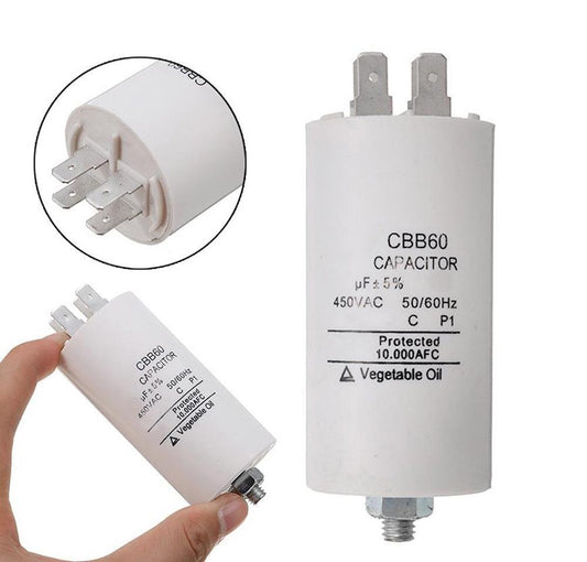 1.5μF/450V AC ΠΥΚΝΩΤΗΣ ΜΟΝΙΜΟΥ ΛΕΙΤΟΥΡΓΙΑΣ CBB60