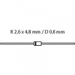 1N 4007 ΔΙΟΔΟΣ 1A 1000V 1.5μs DO41