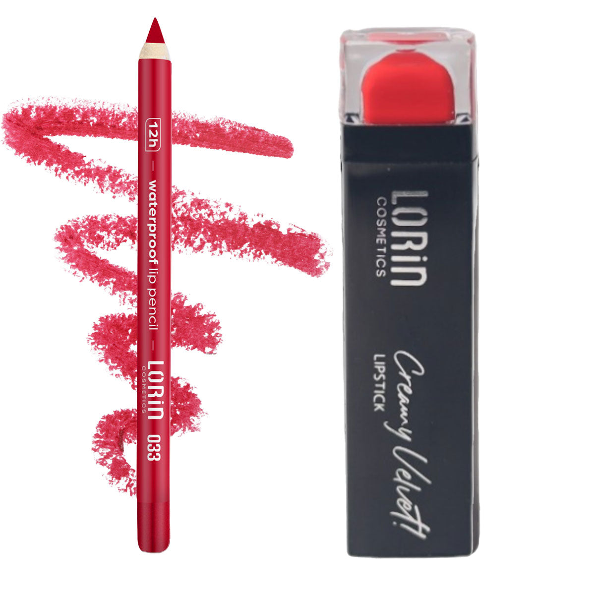 LIP COMBO - Scarlet 💄