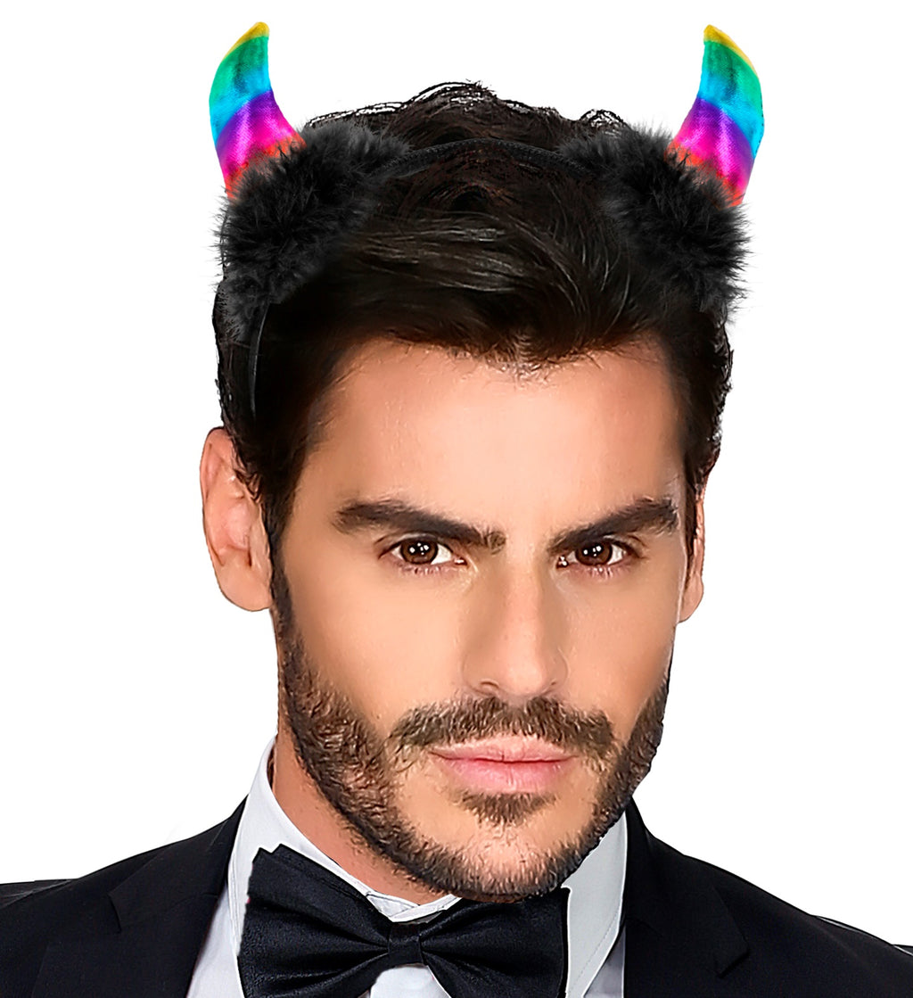 Στέκα με Κέρατα Metallic Rainbow