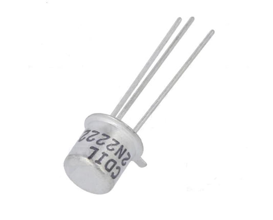 2N 2222 TRANSISTOR TO-18 TRANSISTOR ΜΕΤΑΛΛΙΚΟ