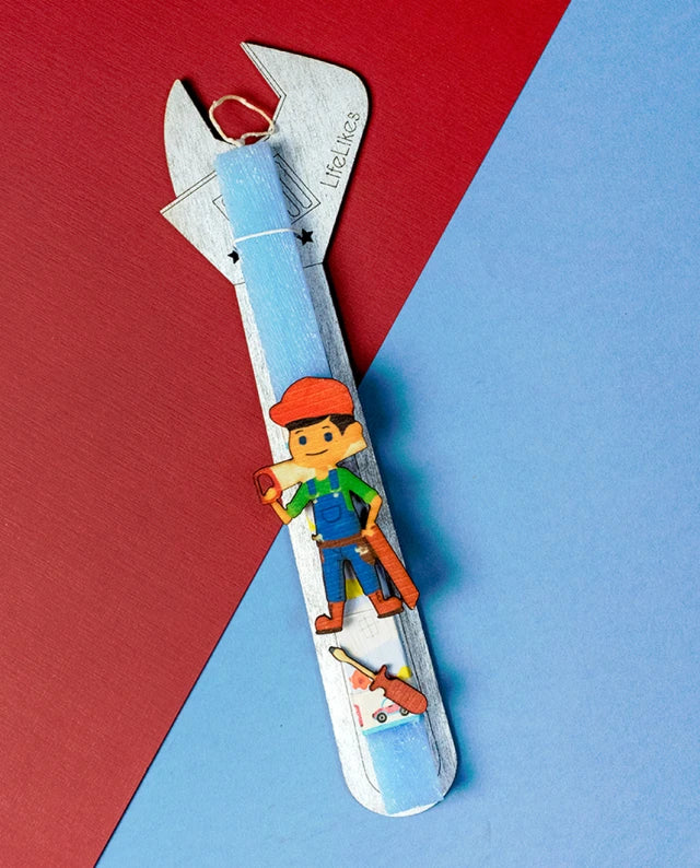 Mario σε Ξύλινο Κάδρο