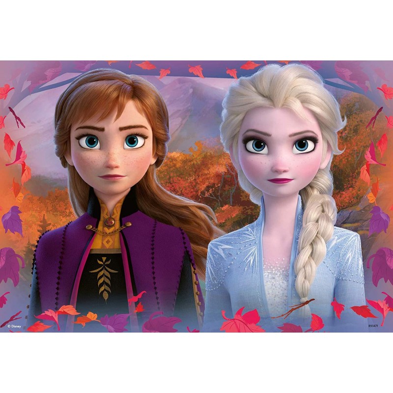 Ravensburger Disney Frozen II Παζλ 2X12 Τεμ. Ψυχρά Και Ανάποδα 2 05009