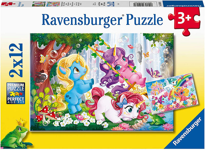 Ravensburger Παζλ 2X12 Τεμ. Μαγικοί Μονόκεροι 05028