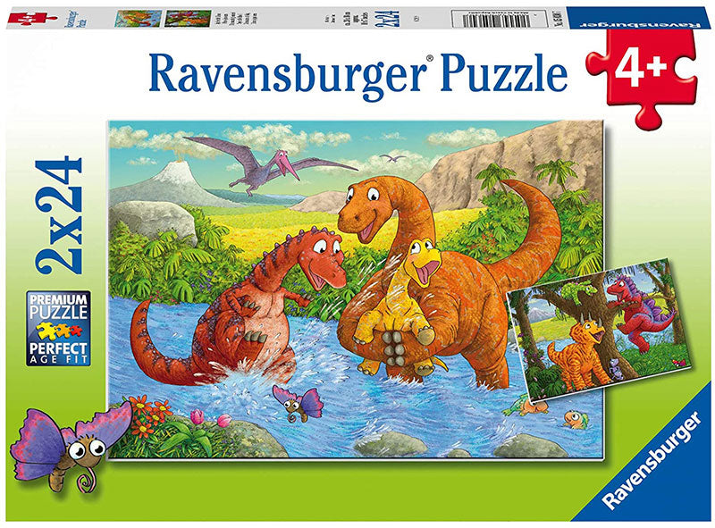 Ravensburger Παζλ 2X24 Τεμ. Δεινόσαυροι 05030