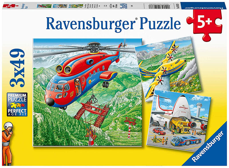 Ravensburger Παζλ 3X49 Τεμ. Αεροπλάνα 05033