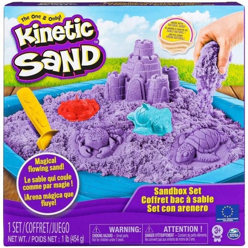 Spin Master Kinetic Sand – Purple Sandbox Set (20106638)