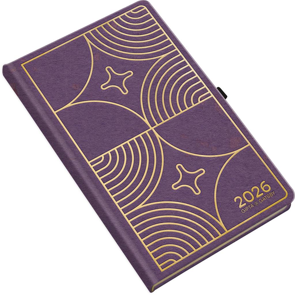 ΗΜΕΡΗΣΙΟ ΗΜΕΡΟΛΟΓΙΟ 2026 13*21 GATSBY GIPTA PURPLE