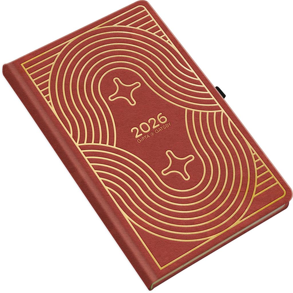 ΗΜΕΡΗΣΙΟ ΗΜΕΡΟΛΟΓΙΟ 2026 9*14 GATSBY GIPTA RED