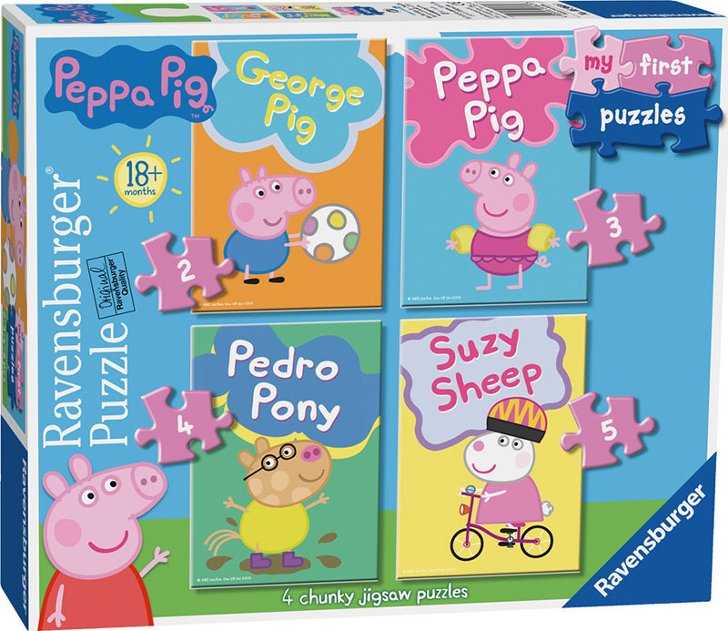 Ravensburger My First Puzzles Peppa Pig (2/3/4/5 τμχ) 06960