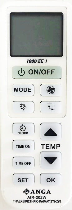 AIR 202W/DM 108E ΤΗΛΕΧΕΙΡΙΣΤΗΡΙΟ AIR CONDITION