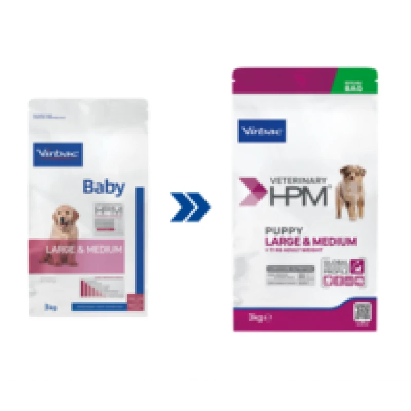 VIRBAC PUPPY LARGE & MEDIUM 12KG