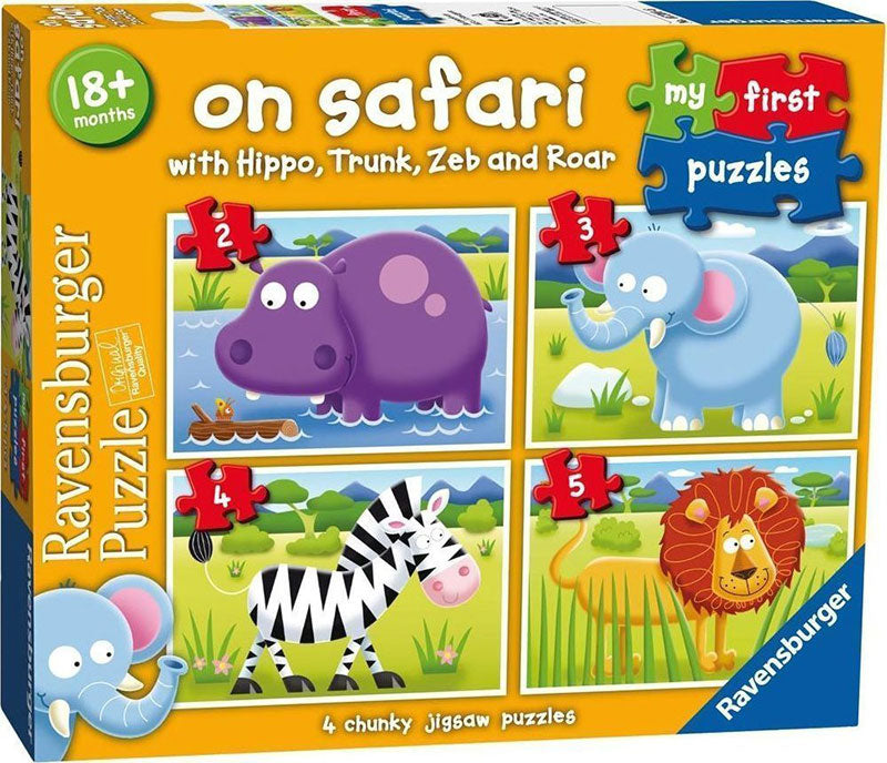 Ravensburger My First Puzzles Στο Σαφάρι (2/3/4/5 τμχ) 07301