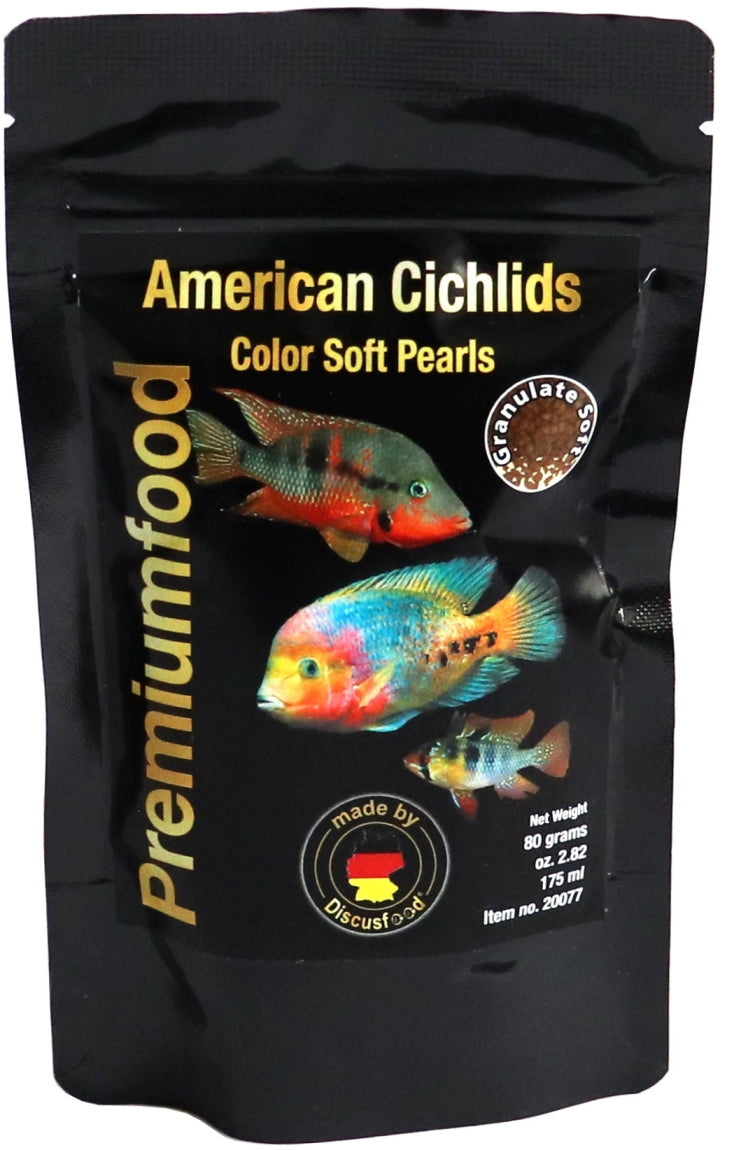 DISCUSFOOD AMERICAN CICHLID COLOR SOFT PEARLS 80G