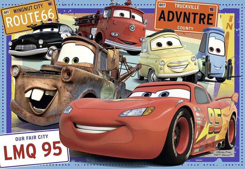 Ravensburger Disney Cars Παζλ 2Χ24Τεμ. 07819