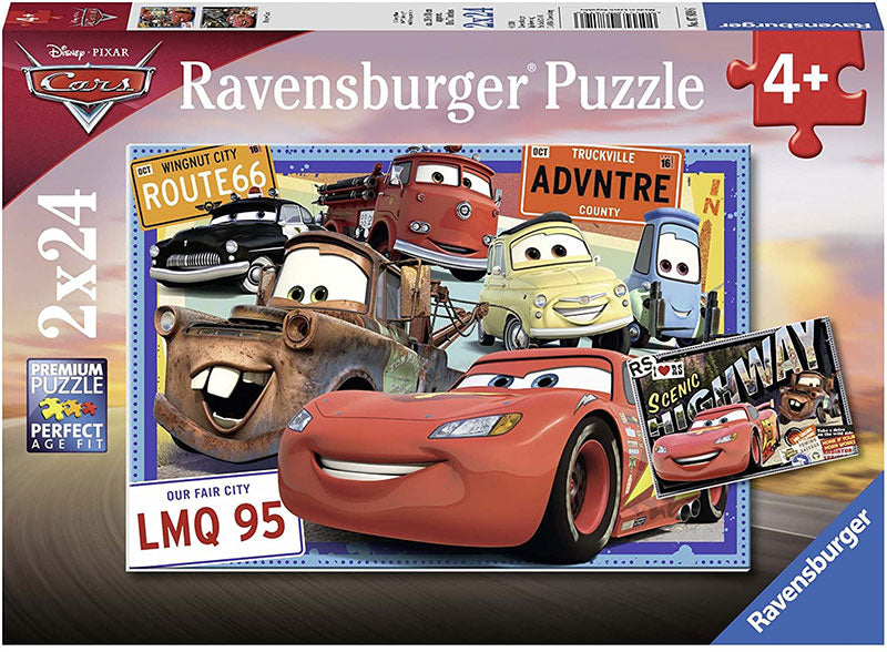Ravensburger Disney Cars Παζλ 2Χ24Τεμ. 07819