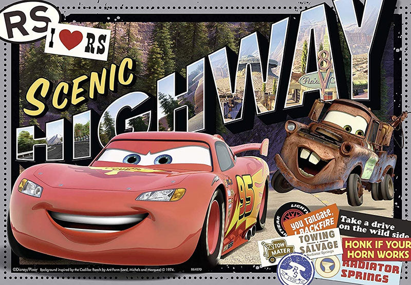 Ravensburger Disney Cars Παζλ 2Χ24Τεμ. 07819